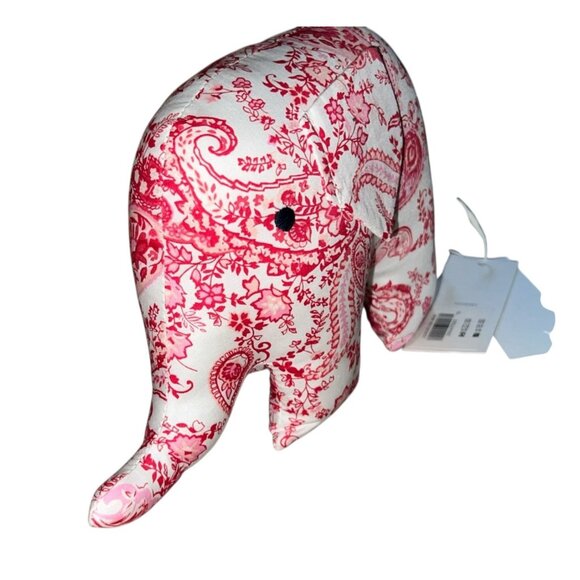 Janie & Jack Paisley Print Plush Cotton Elephant Doll - Picture 3 of 5